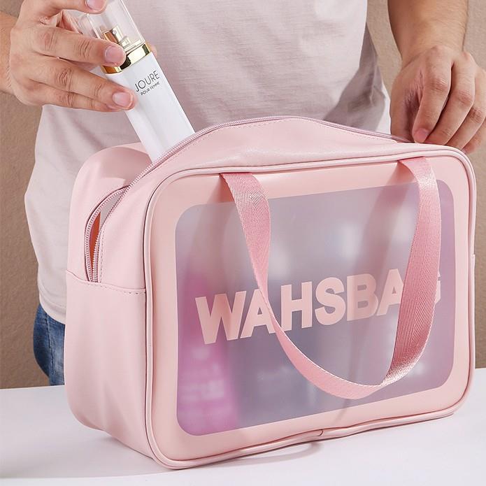 Tas Kosmetik Waterproof Washbag Travel Bag Tempat Makeup Pounch Premium