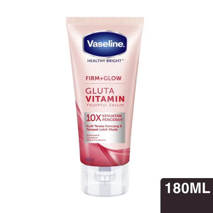 Vaseline Body Serum Body Lotion Soft Glow With Niacinamide 100X Vitc & SPF20 180Ml