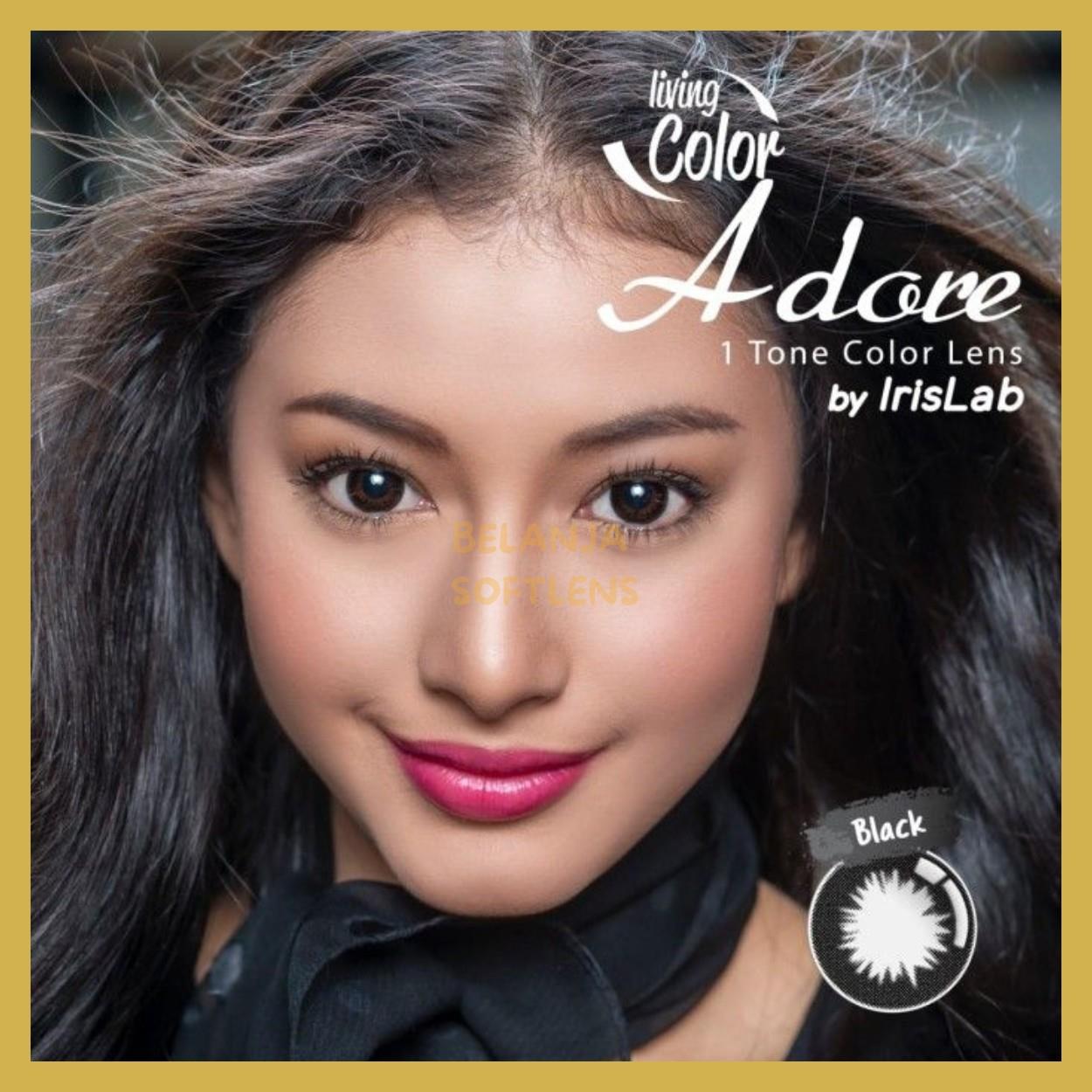 {BISA COD} SOFTLENS LIVING COLOR ADORE NORMAL & MINUS (-0.50 SD -6.00) DIA 14.4MM BY IRISLAB