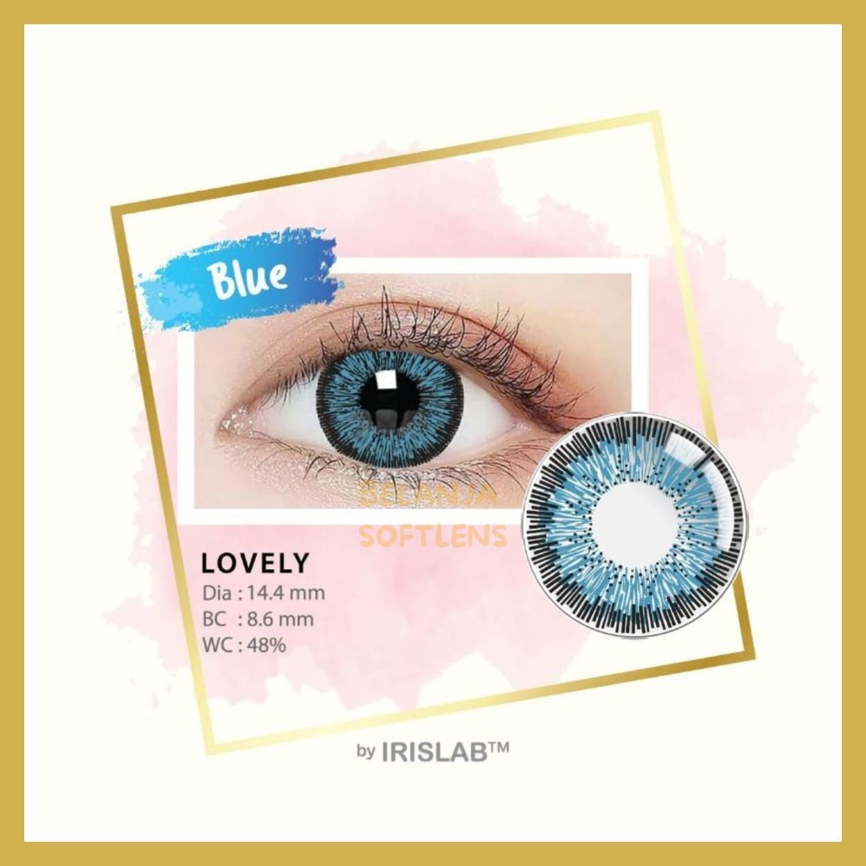 {BISA COD} SOFTLENS LIVING COLOR LOVELY NORMAL & MINUS (-0.50 SD -6.00) DIA 14.4MM BY IRISLAB