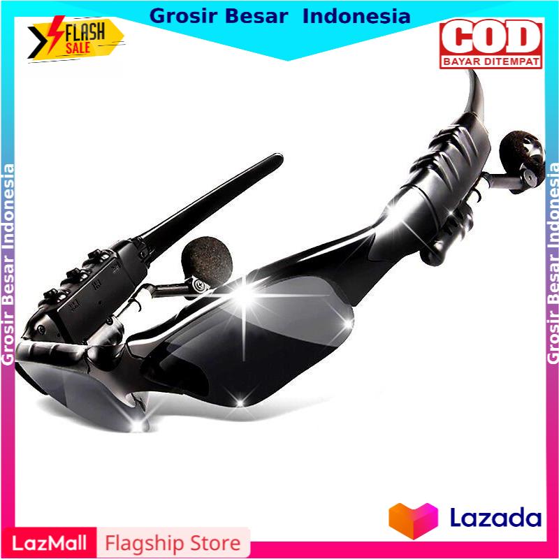 [ PROMO HARI INI ] MP3 Sunglasses With Bluetooth - Kaca mata Bluetooth Mp3 - Kacamata Sport MP3