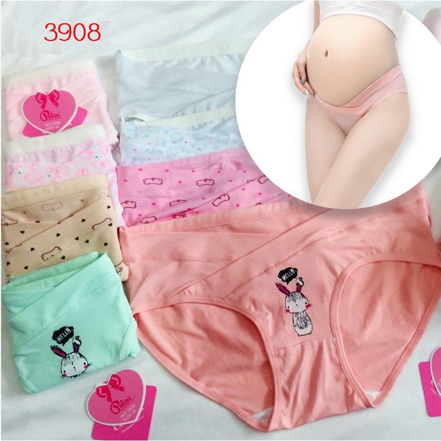 GW- CD BUMIL / CELANA DALAM IBU HAMIL POLINI / UNDIES HAMIL LOW WAIST MATERNITY PANTY 3908