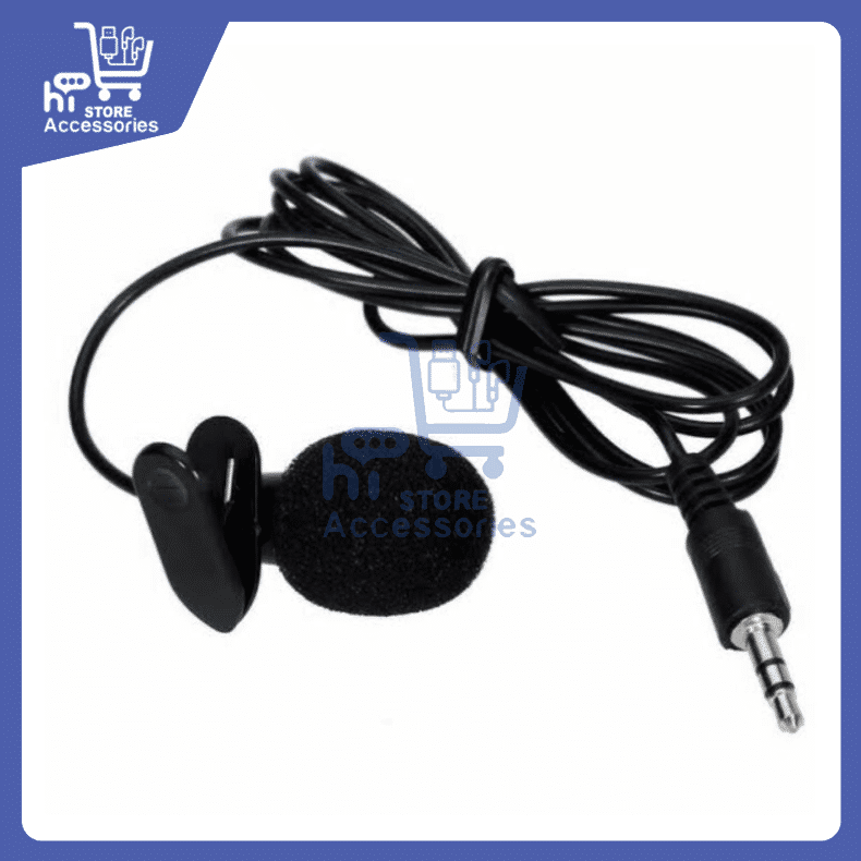 Mic Clip On | Microphone Youtuber Vlog 3.5mm Jack | Mikrofon Smule Vlogger | Spliter U