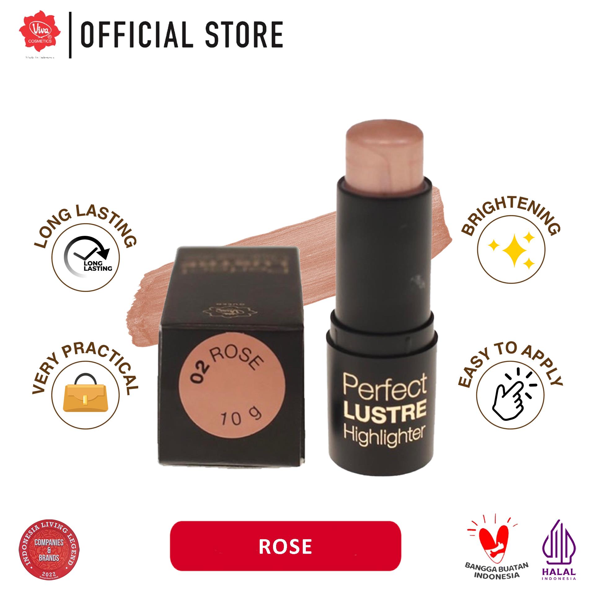 Viva Queen Perfect Lustre Highlighter (LONG LASTING GLOWING & BRIGHTENING) - Tersedia 2 warna