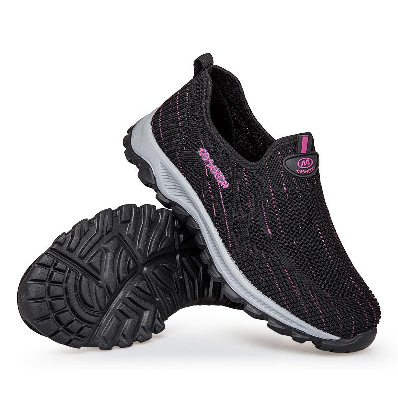 FOKU Sepatu Sneakers Santai Wanita Lembut Sepatu Olahraga Terbaru