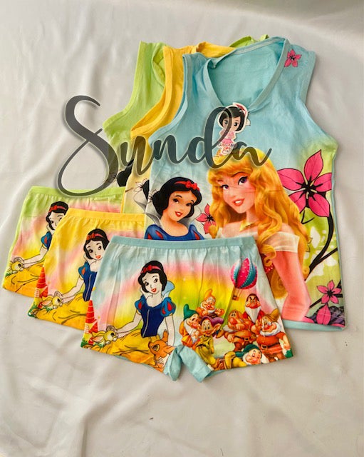 3 SET STELAN SINGLET ANAK PEREMPUAN - PAKAIAN ANAK PEREMPUAN MOTIF - STELAN SINGLET ANAK PEREMPUAN