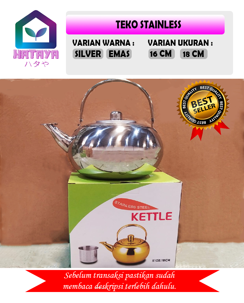 HATAYASHOP - TEKO EMAS STAINLESS STEEL/ TEKO ARABIAN/ TEKO HAJI/ TEKO KOPI/ TEKO TEH / TEKO SARINGAN TEH/ TEKO SARINGAN KOPI/ TEKO MASAK/ CERET ARAB/ CERET ARABIAN