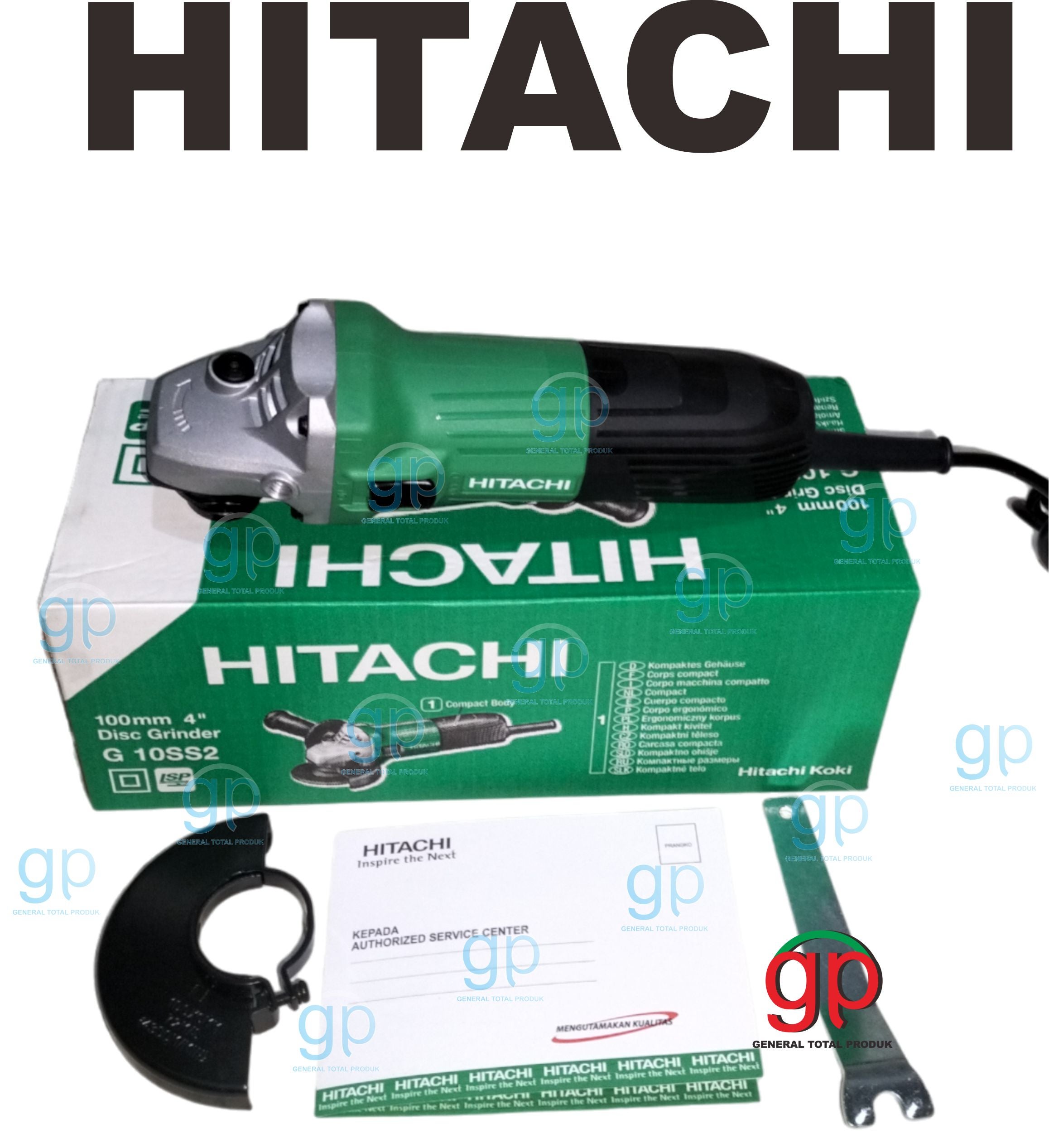 HITACHI MESIN GERINDA TANGAN 4" G10SS2 ANGLE GRINDER G 10SS2