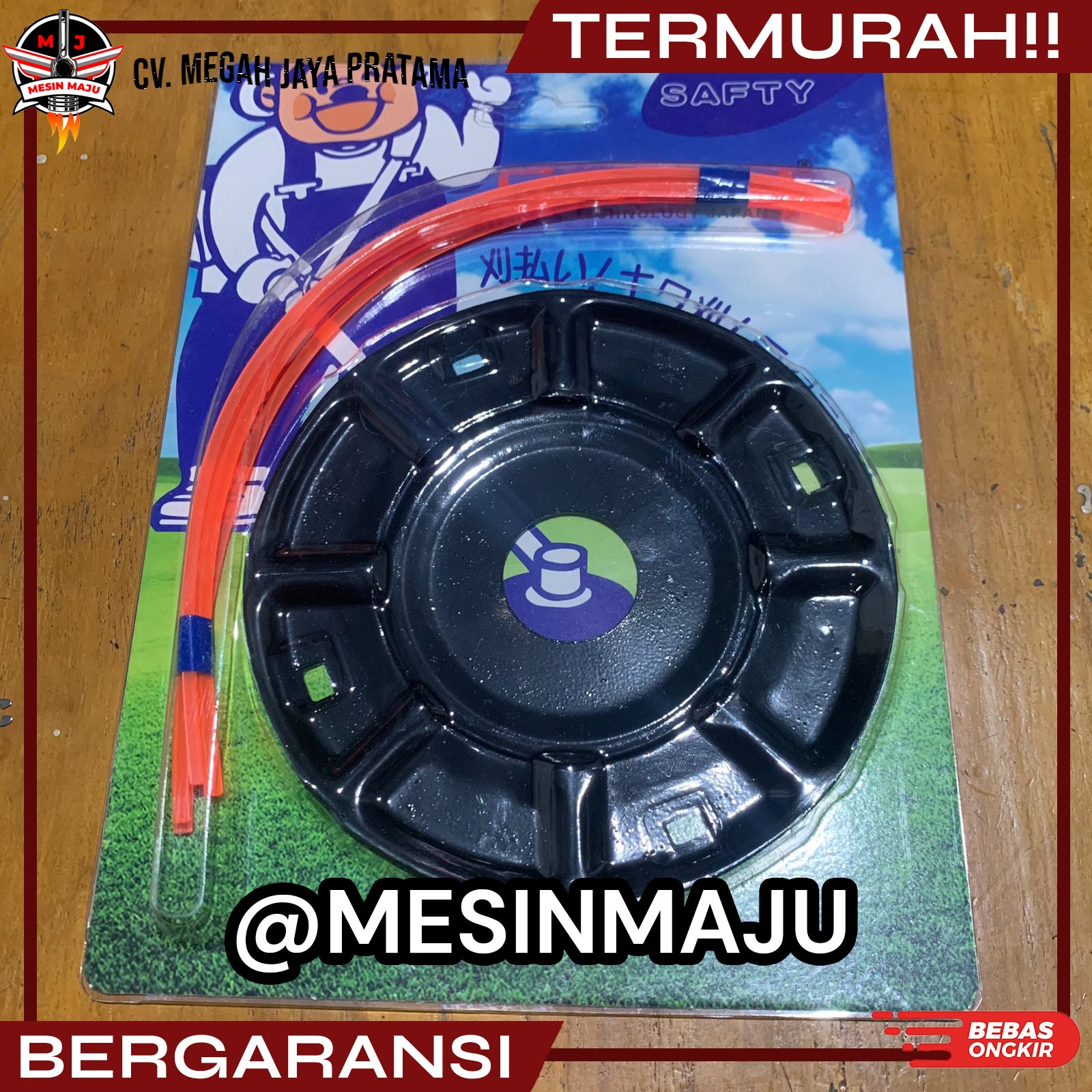 Cover Blade Nylon Tali Senar Mata Pisau Senar Mesin Potong Rumput 2 Tak BG 328 Brush Cutter