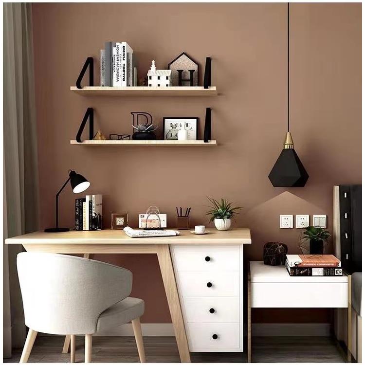 WALLPAPER DINDING Ukuran 45 cm x 10 M Motif POLOS PASTEL BIRU PINK HITAM PUTIH PREMIUM BERTEKSTUR
