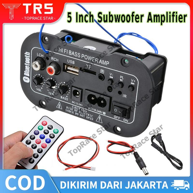 (Dikirim Dari Jakarta)Amplifier Board Audio Bluetooth USB Radio h USB Radio TF DIY Mobil Bluetooth Hi-Fi Mini Bass Penguat Daya dengan MIC Radio Audio Digital Amplifier USB TF Pengendali Jarak Jauh