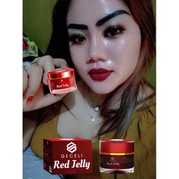 Krim Malam Anti Jerawat - RED JELLY FLAWLESS ORIGINAL BPOM / GECELI RED JELLY EXTRA GLOWING WHITENING/ Krim Wajah Red Jelly Glowing 4x Whitening 4x Bikin Flawless Glow Red jellPenghilang Flek Night Cream Wajah Glowing Bersih Bersinar Bebas Noda Flek Hitam