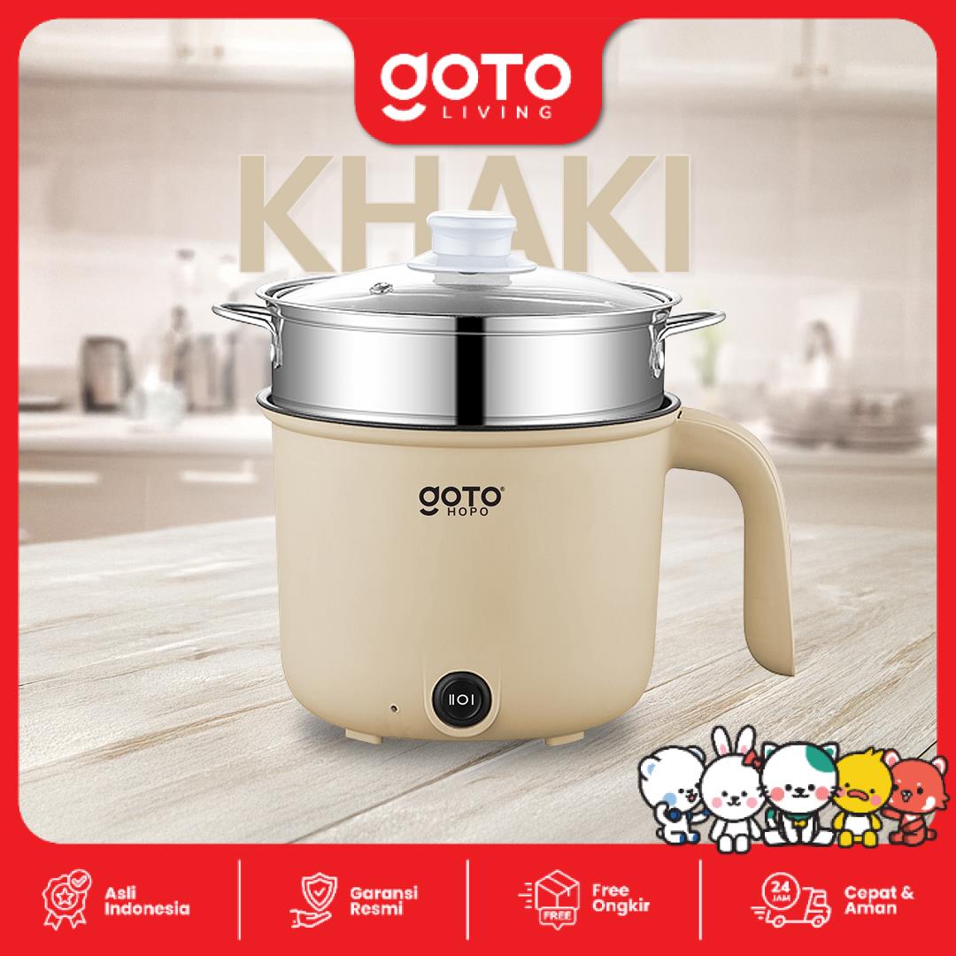 Goto Hopo Electric Frypan Panci Listrik Portable Fry Pan