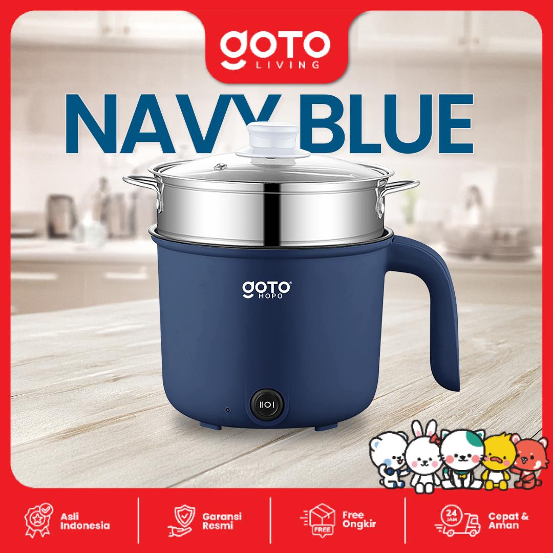 Goto Hopo Electric Frypan Panci Listrik Portable Fry Pan