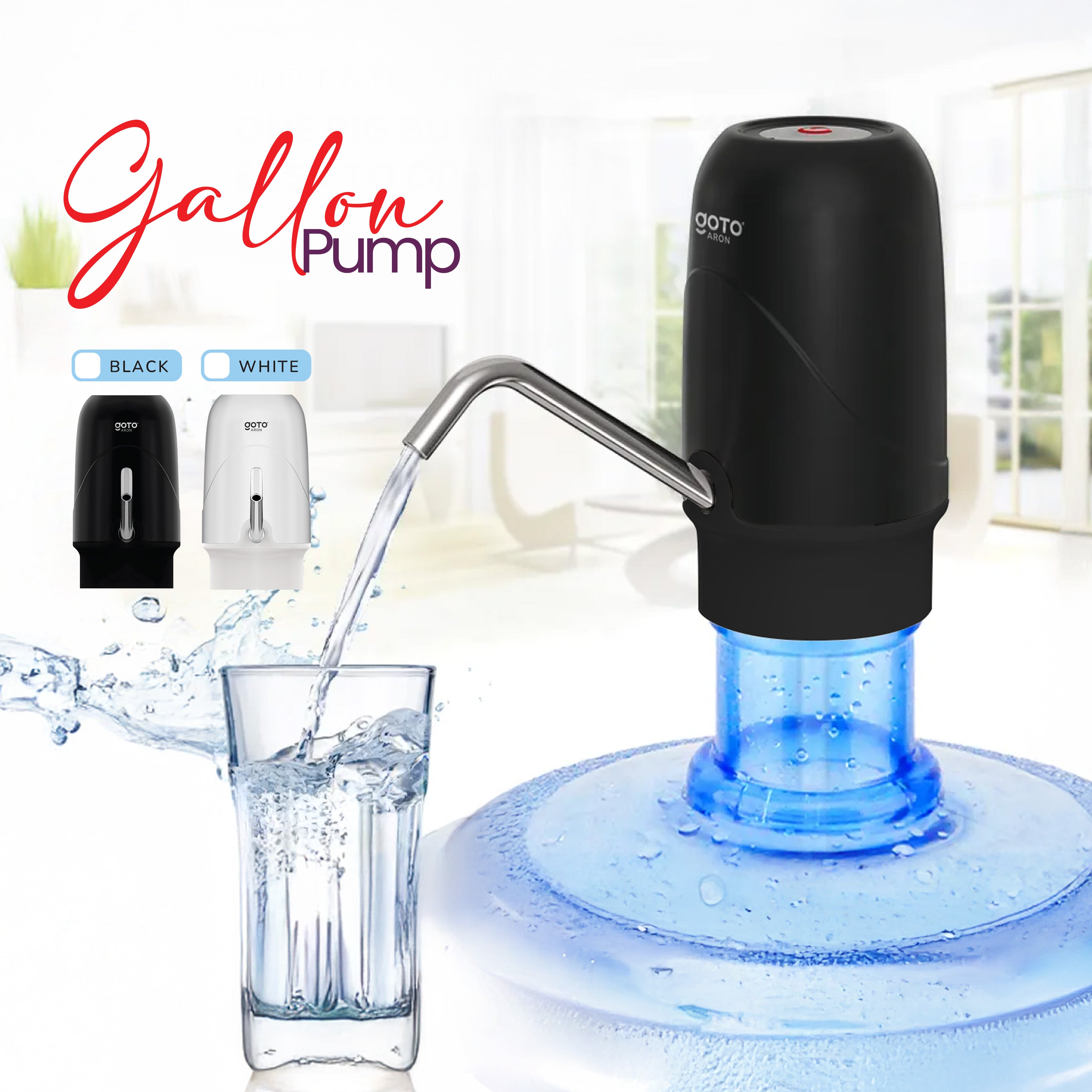 [Exclusive Product] Goto Aron Pompa Galon elektrik Gallon Dispenser Air Minum