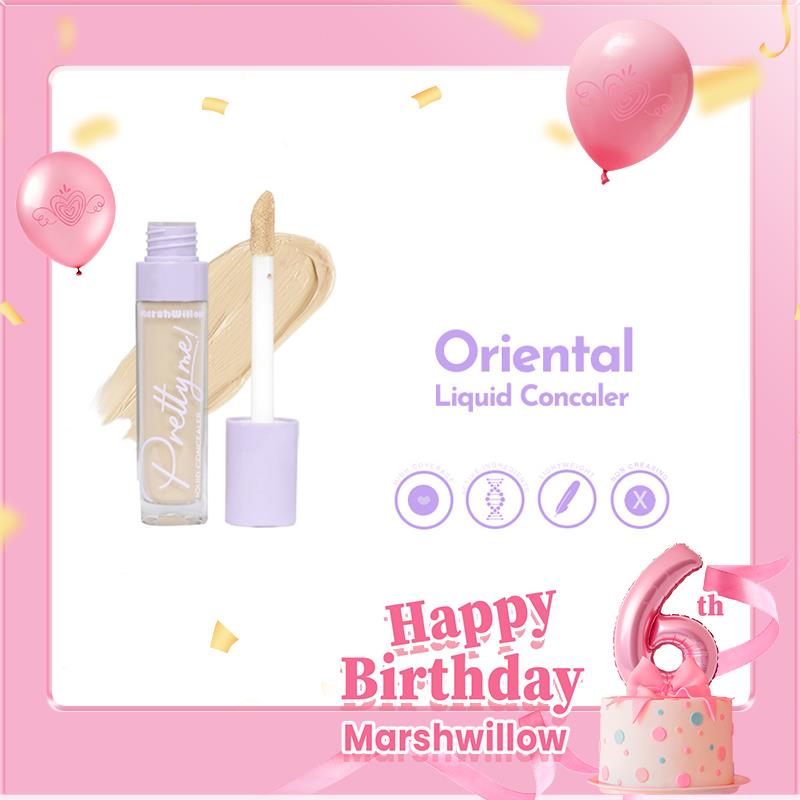 MARSHWILLOW PRETTY ME LIQUID CONCEALER WITH NIACINAMIDE EXTRACT ORRIENTAL