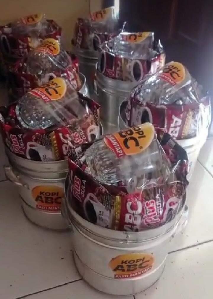 PAKET KOPI ABC PLUS GULA 1 RENTENG ISI 10GRATIS1 FREE DANDANG+GELAS/PAKET HEMAT MURAH