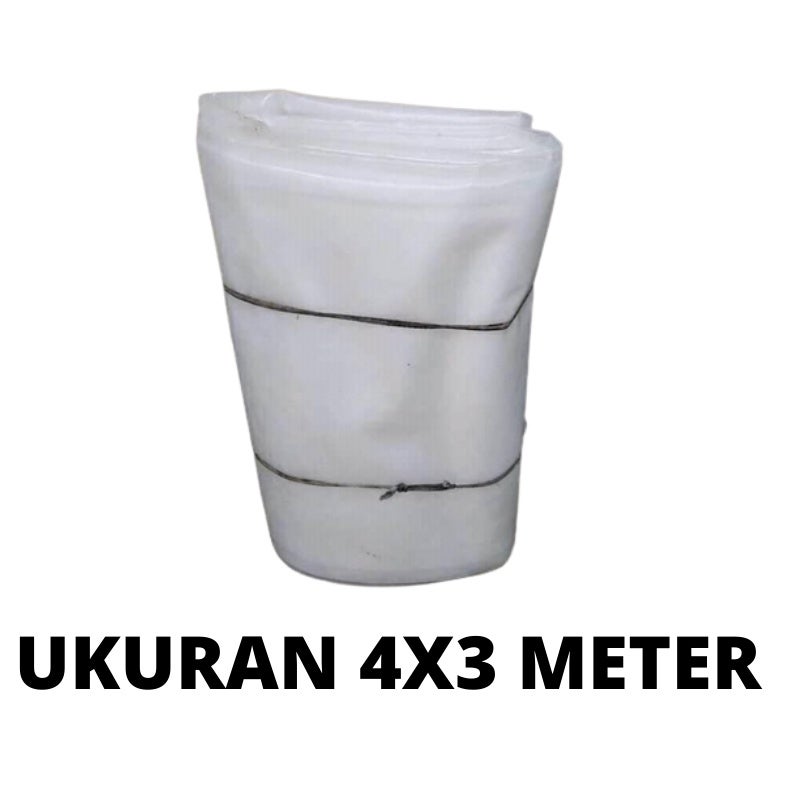 plastik uv 7x8 meter 200 micron/plastik kolam ikan tebal/plastik cor/serbaguna