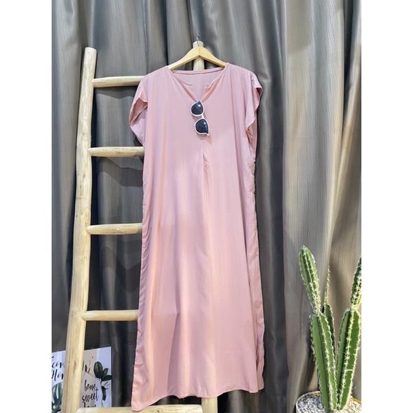 Daster Long Busui Polo Daster Dewasa Kekinian Panjang Daster Bumil Viral 2024 Remaja Murah Model Baru Adem dan Lembut Habel Rayon