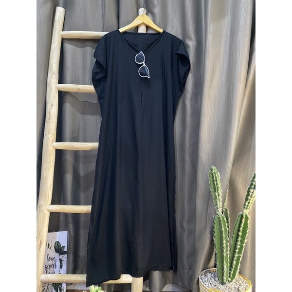 Daster Long Busui Polo Daster Dewasa Kekinian Panjang Daster Bumil Viral 2024 Remaja Murah Model Baru Adem dan Lembut Habel Rayon