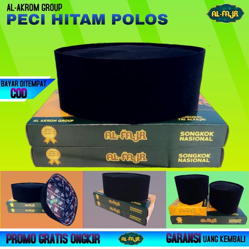 (COD) Songkok Kopiah Peci Hitam Polos untuk Anak dan Dewasa Murah Berkualitas / Peci Hitam Songkok Hitam Peci Hitam Polos Peci Dewasa Peci Anak Peci Songkok