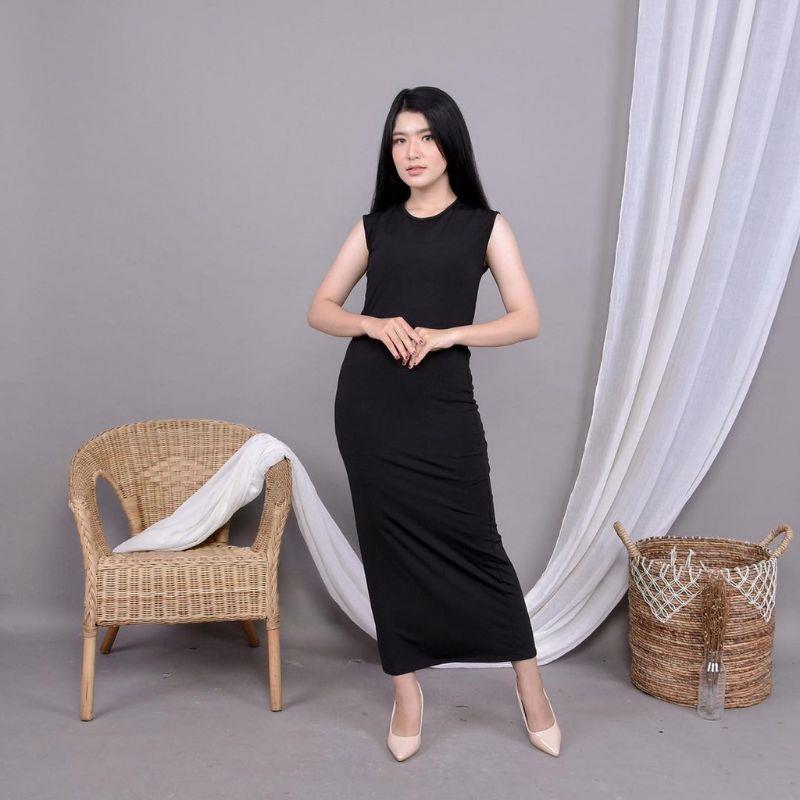 INNER DRESS POLOS BAHAN SCUBA PREMIUM IMPORT JAMINAN TEBAL TIDAK NERAWANG DAN TIDAK PANAS