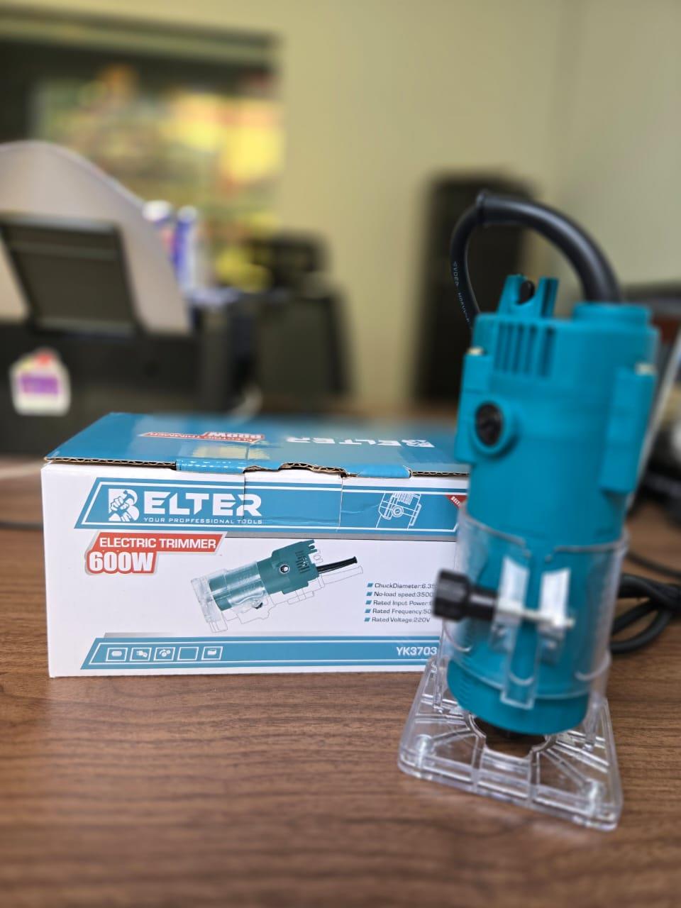 Set Mesin Trimmer Kayu Profesional MT370 6mm dengan Mata Trimmer - Alat Ukir Kayu Profesional 350W