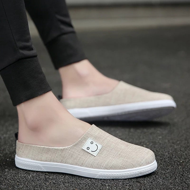 DINDA SEPATU WANITA SLIP ON MARSMELLOW BEST SELLER MURAH - KREM HITAM BIRU DAN PUTIH