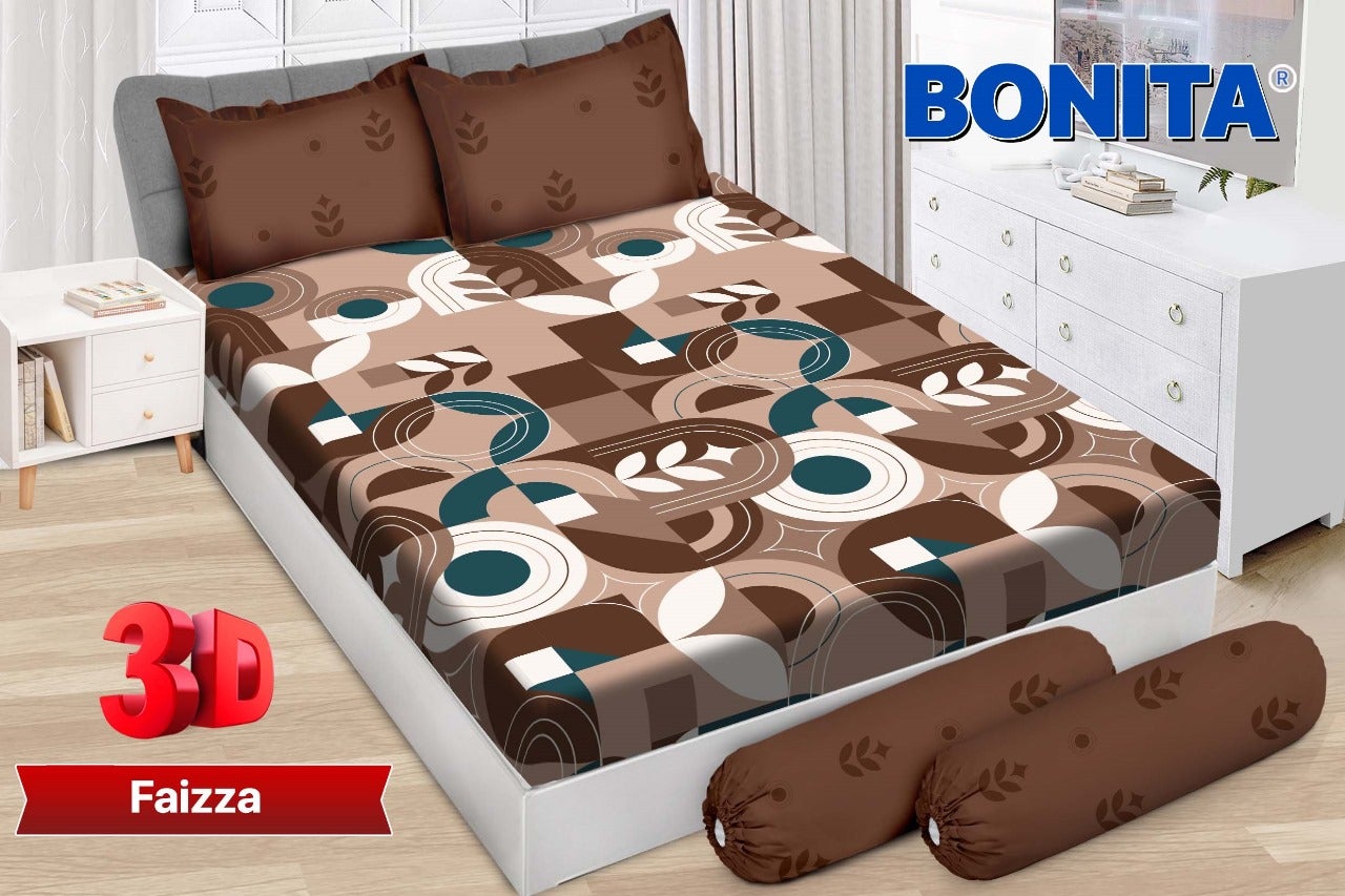 SPREI / SEPRAI BONITA 3D DISPERSE Uk No1 KING 180x200x20 ANTI LUNTUR ALL VARIAN