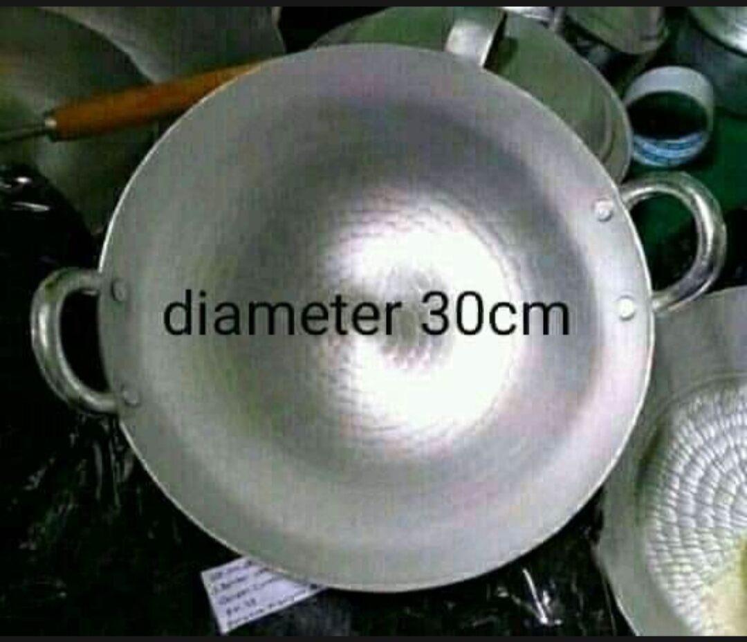 wajan 30cm anti lengket anti karat bisa ke pake puluhan tahun