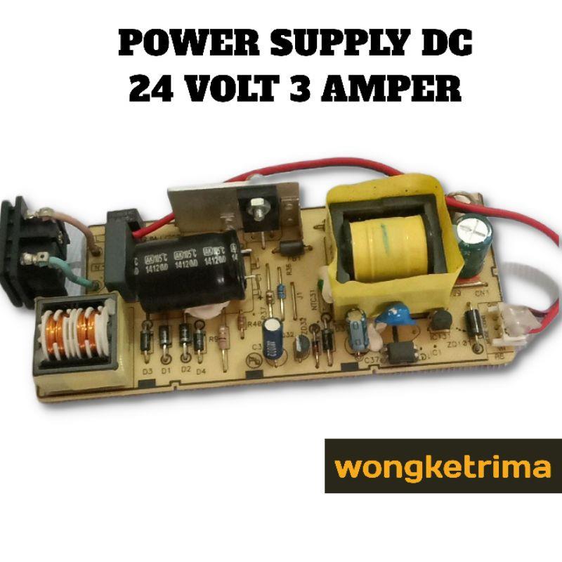 POWER SUPPLY DC 24 VOLT 3 AMPER PSU 24V 3A ADAPTOR 24V 3 A (AU)
