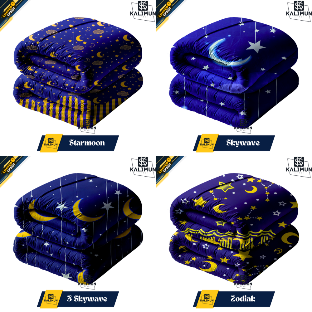 Bedcover Only 180x210 150x210 120x210 100x210 Selimut Karakter Dan Polos Aesthetic