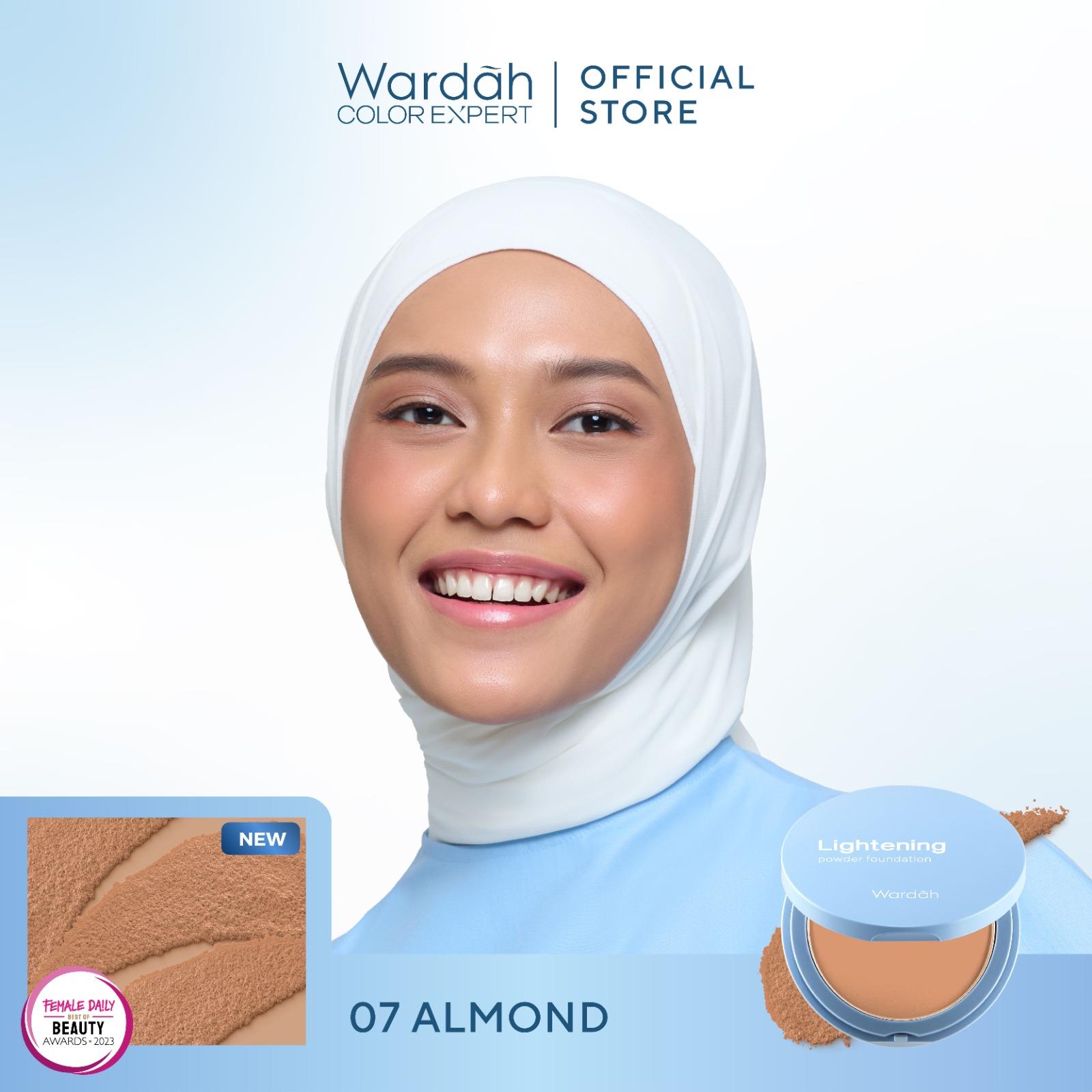 WARDAH TWC Lightening Powder Foundation Light Feel 12g Two Way Cake Bedak Padat Ringan Matte dengan Niacinamide Powder Compact Cushion untuk Skin Cerah Blur Tahan Lama All Skin Type Feel Glad No Cakey All Day Makeup