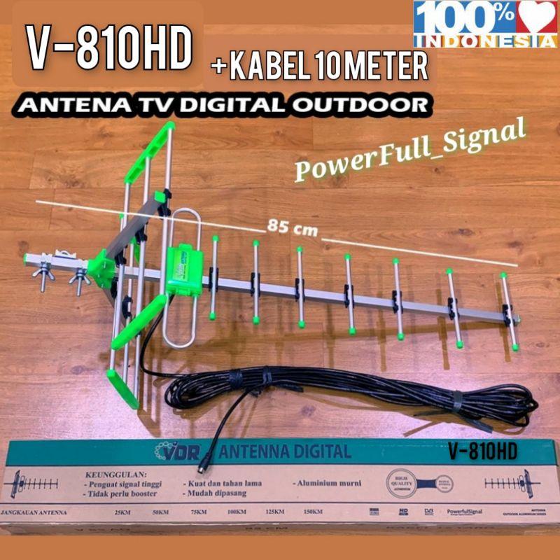 Antena TV Outdoor Digital Sinyal Kuat VDR V 88 / V 810 HD bs