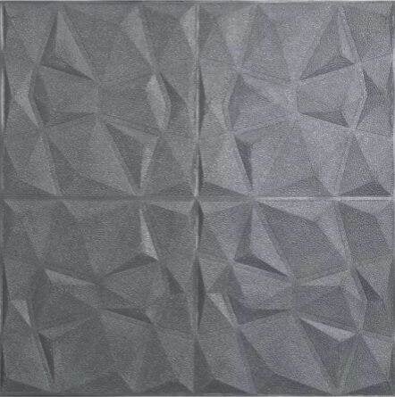 wallpaper dinding 3d foam//wallpaper dinding 3d panel diamond 70x70cm 6mm