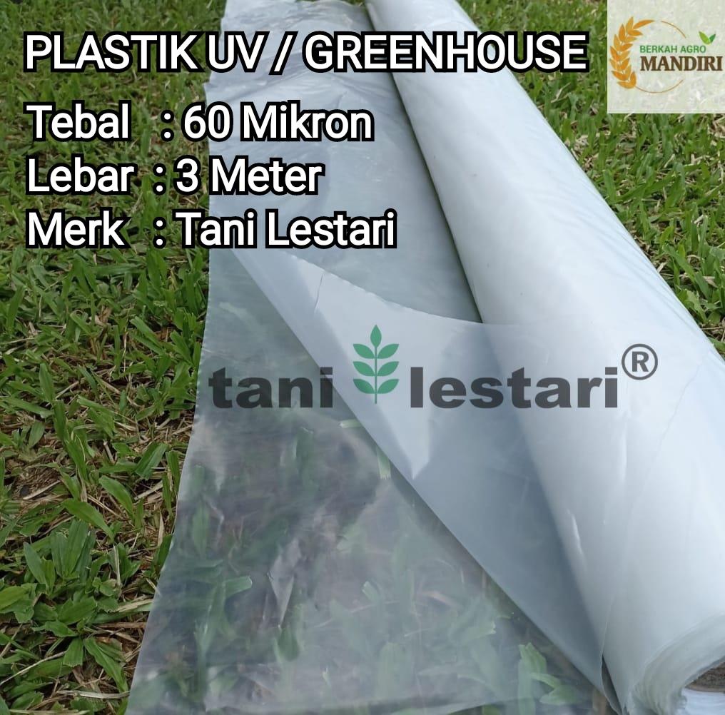 PLASTIK UV GREENHOUSE LEBAR 3 METER TEBAL 60 MIKRON TANI LESTARI
