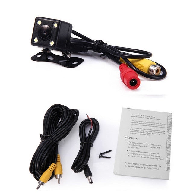 Kamera mundur mobil LED universal LED Car Rearview Camera Nightvision Kamera mundur parkir Mobil Camera ccd universal Led