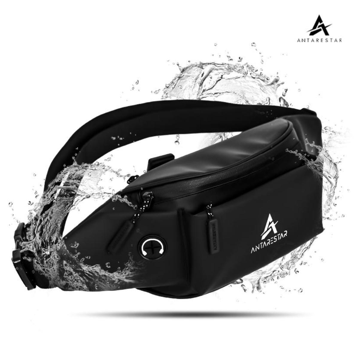 mall inline badgeANTARESTAR Official - TAS SELEMPANG WATERPROOF ANTI AIR PRIA WANITA SPORTY OUTDOOR WAIST BAG XAVIER ANTARESTAR