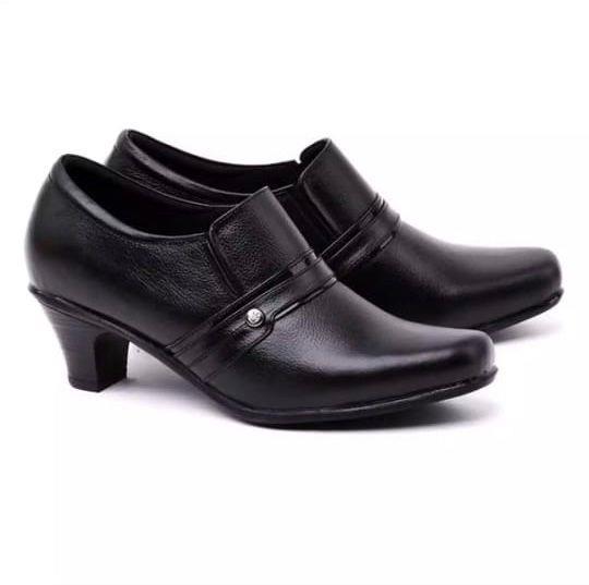 Sepatu Pantofel Wanita Kualitas Premium Formal Wanita Polos Sepatu Kerja Wanita Sepatu Boot Wanita Sepatu kerja Wanita Terbaru dan keren Zhafs VL 01