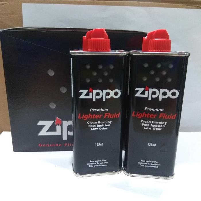 cod - Minyak Zippo Original 125 ml paketan minyak sumbu zippo / kapas zippo / batu zippo