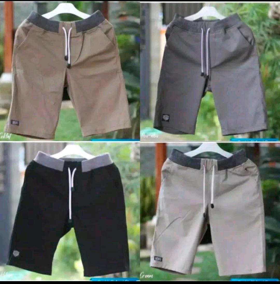 Turun Harga !!! 60 ribu dapat 5 Celana Chinos Pendek RIB / Celana Kolor Rib Chino Dewasa ukuran 27-34 Bisa Bayar Di Tempat