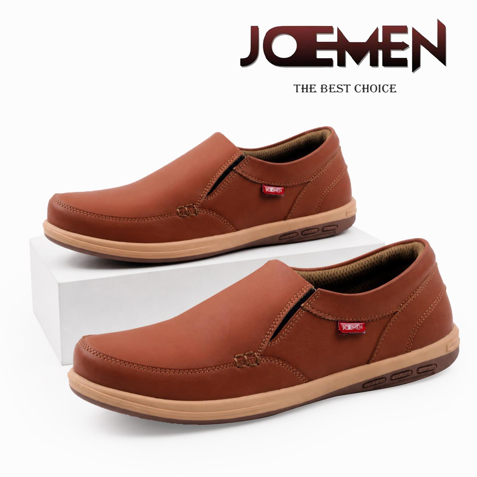 Joemen Sepatu Pria Kulit J 21 Sepatu Slip On Kasual Pria Formal Fashion Pria
