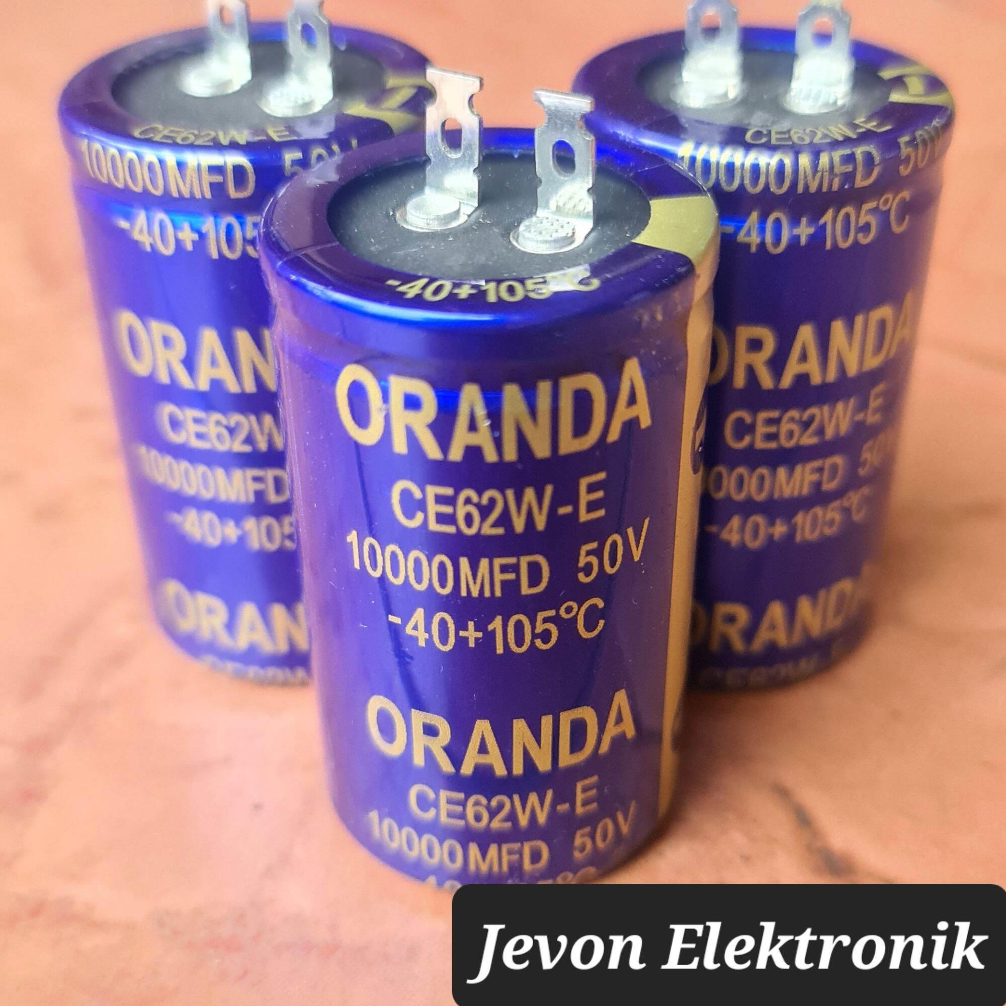 Capacitor Elco 10000 uf 50 v volt Oranda Kapasitor Elko 10.000uf 50v