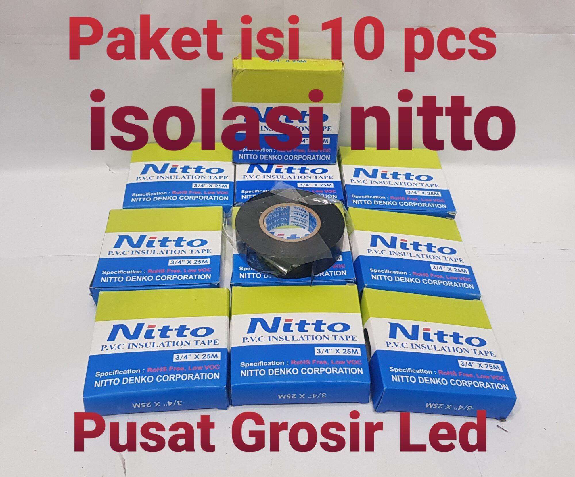 Paket 10 pcs Isolasi Nitto / NAWA TAPE / isolasi Listrik
