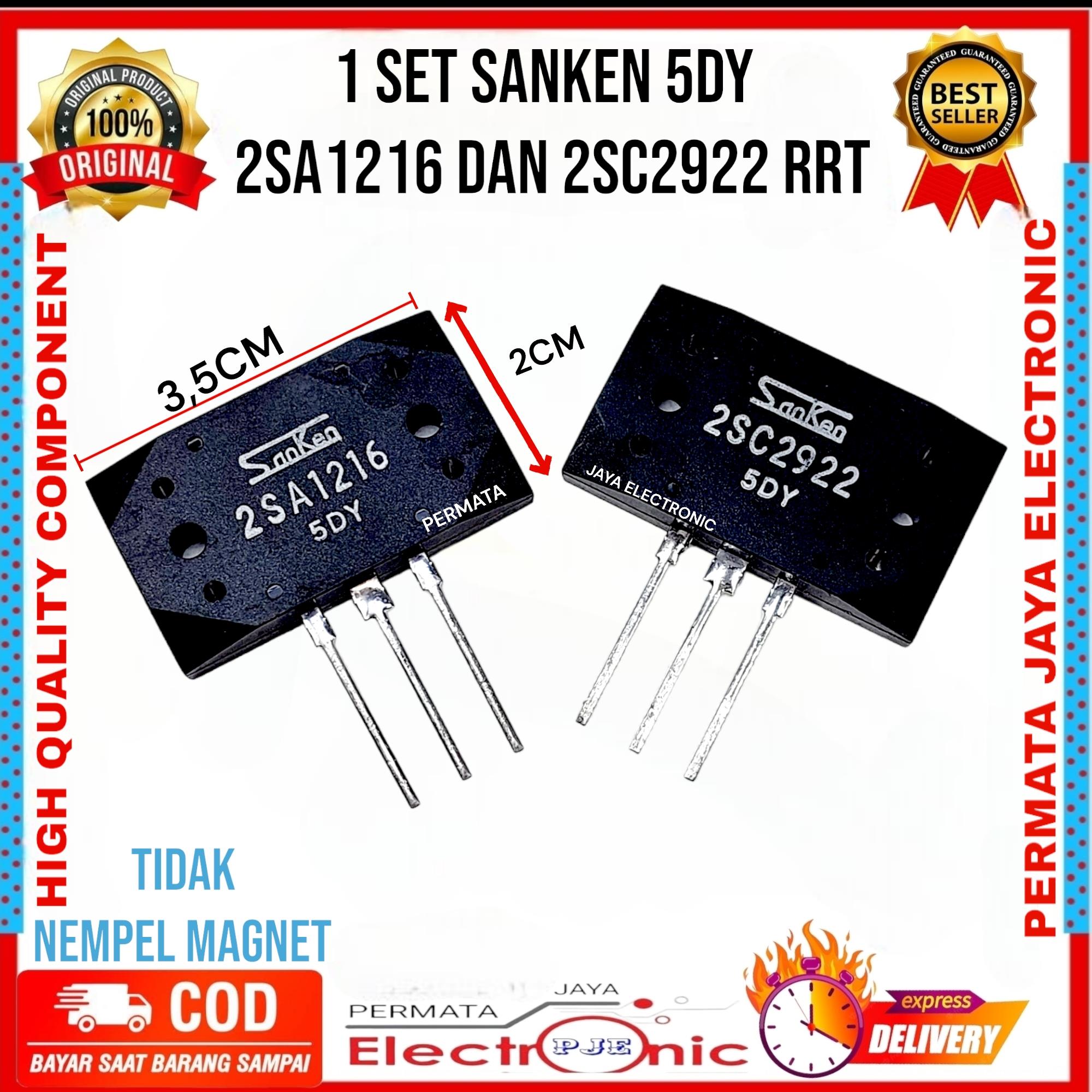 1 Set Transistor SANKEN 5DY 2SA 1216 DAN 2SC 2922 RRT