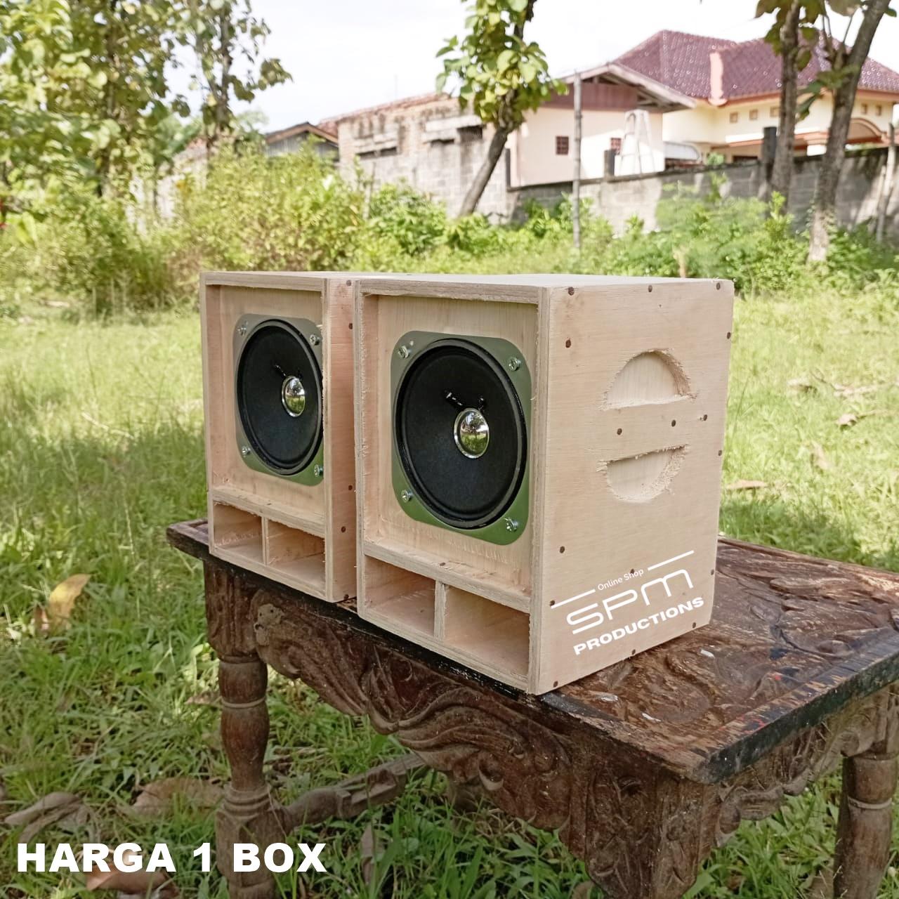[SIAP PAKAI] Paket Box Miniscoop 4 inch isi Speaker 4 inch ACR KSV 20 Watt