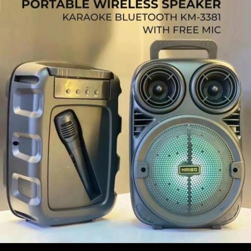 BlessS/ Speaker Aktif Bluetooth BRAIN POWER 3381 6.5" Portable Wireless Speaker / SP3381