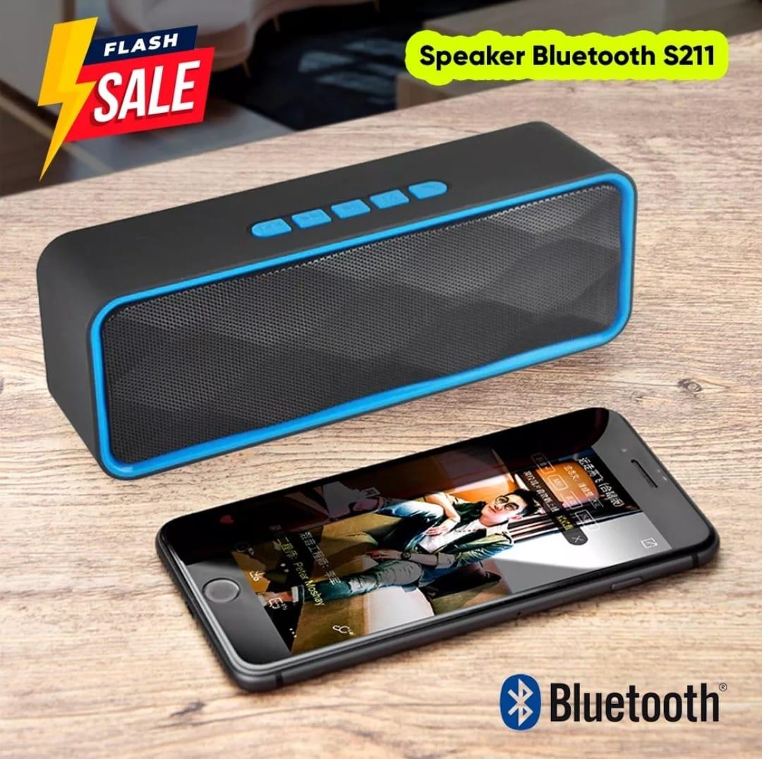 Speaker Bluetooth Mini Wireless Portable 211 Extra Bass Stereo Support FM Radio with TF USB AUX