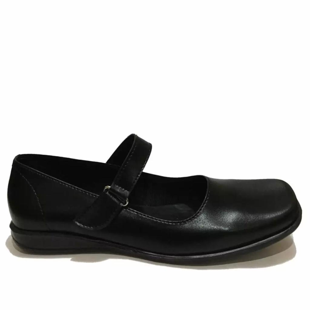 Sepatu Wanita / Sepatu Pantofel Wanita Htam / Sepatu Pantofel Paskibra Wanita Bertali / Sepatu Sekolah Anak Wanita - Black GRATIS ONGKIR!!!!!