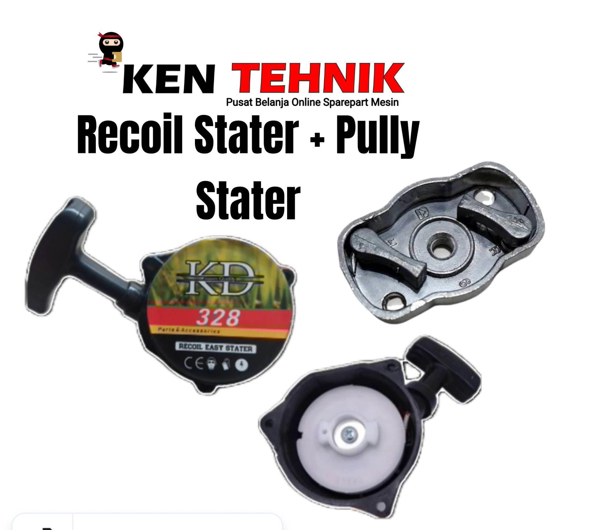Recoil Tarikan Stater Mesin Rumput 328 + Pully Stater 328
